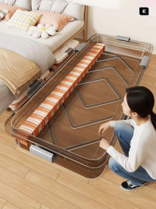 Underbed Pull Out Storage Box with Wheels Large Capacity