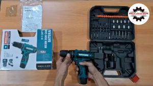 MODERN M-15 Bor Cordless Drill Baterai Batre Tangan Kayu Besi Tembok Beton Impact Charger Cas Tanpa Kabel M15 Mesin
