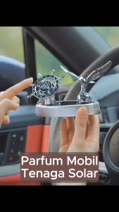 CATIANPAI Parfum Mobil Tenaga Solar Model Kemudi Kapal + Elang Unik Parfum Mobil Mewah Tahan Lama