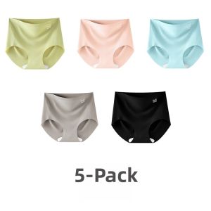 miiow | MiiOW Cat Woman Seamless Ice Silk Yoga Panties High Waist Thin Summer Yoga Triangle Briefs For Women Comfortable Breathable
