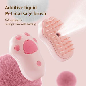 Cat Steam Brush 3In 1 Electric Spray Cat Hair BrushesFor Massage Pet Grooming Comb Dog Brush HairRemoval CombsDog Brush