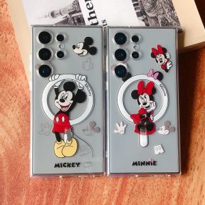 Từ dễ thương phim hoạt hình Chuột Minnie Chống Sốc Ốp lưng cho Samsung s24ultra s23ultra Mickey Mouse vỏ điện thoại cho Galaxy S24 Plus S22 S21 S20 note20 Ultra S23 FE mickey. trường hợp điện thoại di động bìa cho A15 A55 A05 A35 a05s Ốp lưng