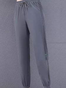 Tucano Ice Silk Thin Sports Pants for Women Summer New Style Quick Dry Nine Points Small Size Straight Leg Casual Trousers