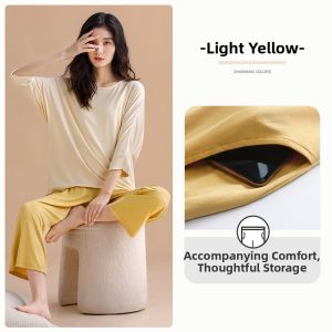 JIALEFEN | Spring Autumn Summer Cotton Lounge Set