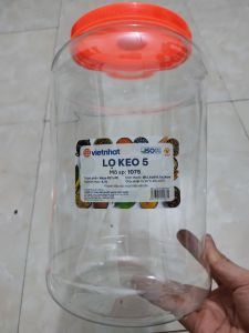 Lọ hũ nhựa tròn 5kg 10 kg hàng Cao cấp việt nhật