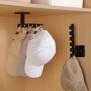 L-shaped hat hangerno drilling wall mounted hair accessory storage rackmultifunctional storage rackHat organizer