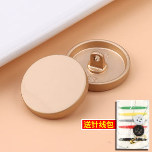 Nút Kim Loại Màu Vàng Tròn Đa Năng Cho Áo Khoác Da Lông Cừu Cao Cấp Nút Áo Len Kiểu Dáng Nhỏ Sang Trọng