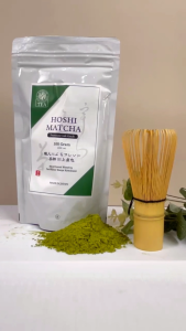 Bột trà xanh Hoshi Matcha Premium Cafe Grade từ vùng Yame Nhật Bản 100gr