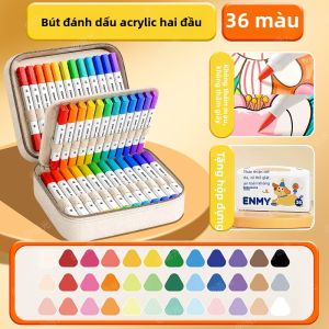 ENMI | Bút Dạ Kẻ Không Phai Đa Màu An Toàn Có Thể Rửa Được 80 Màu