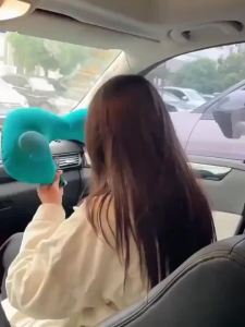 Inflatable Portable U-shaped Neck Pillow Pillow That Can Be Stored And Self Filled Suitable For Outdoor Travel Business Trips