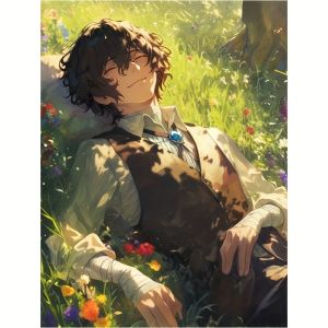 KAYOU | Diamond Painting Anime Character Theme Diamond Mosaic Handmade Art Exquisite Gift Home Decoration