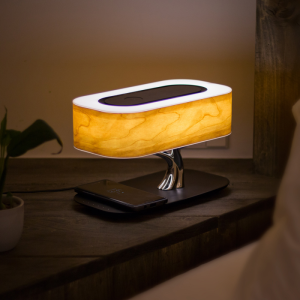 💥Dream Best🔥 HomeTree Smart Desk Lamp Mobile Phone Wireless Charging Bluetooth Audio Bedside Ornaments Decorative Lamp