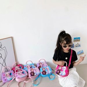 fashion cartoon kitty  sofia car children backpack for kids childrens shoulder bag sling bag for girls