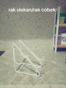 ak Cobek Besi 8 Kuat Tahan Lama Simpanan Aman Rapi 20x17x11.5 cm Cocok untuk Ruang Terbatas