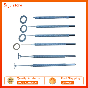 GREATLH Eyelid Mendez Degree Gauge Mark Corneal Marking Ring Mark Titanium Alloy Ophthalmic Surgical Instrument Health equipment