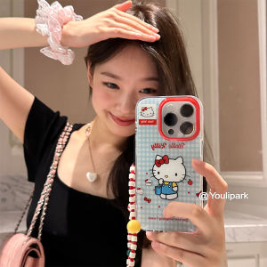 Mao Shell Plaid KT Cat Phone Case for Huawei Nova14 Ultra/13 pro Full Cover Anti-Fall Silicon Protective Shell Digital Accessories
