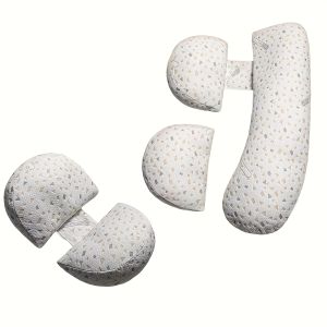 1pc SoftTouch Pregnancy Pillow Multi Functional U-Hug Design Polyester Fiber Material Comfortable Support for Side Sleepers