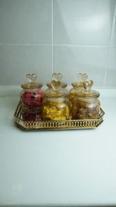 AKIRO HOME 650/950/1350mL Nordic Style Airtight Glass Jar Biscuit Snacks Cookies Food Storage Box Container Jar Balang Kaca 密封罐 食品收纳盒