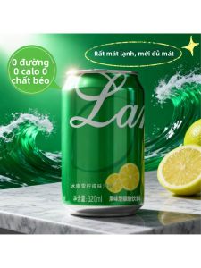 Nước Tăng Khí Vị Chanh Không Đường 320ml