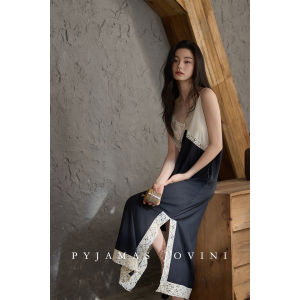 Cool Sensory Lace Trim Sleep Dress