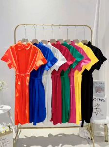 NANDO TERUSAN DRESS WANITA BAHAN KATUN POPLIN LENGAN PENDEK FULL KANCING KEKINIAN HQ