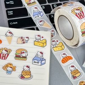 Bandai | 500PCS/Roll Pochacco Anime Stickers Cute Melody Cartoon Decals Toy Journal Notebook Guitar Phone Kid Reward Sticker Gift
