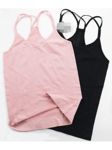 Export Export Original Fitness Shirt Quick-Drying Running Vest Female Casual Yoga Cut Out Stretch Sports Tops