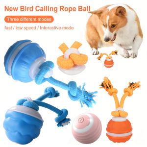 Interactive Dog Toys USB Rechargeable Motion Activated Dog Ball Automatic Dog Ball for Medium Small Dogs Puppy
