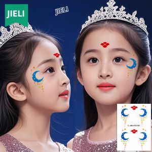QIFUXING | Rainbow Star Eyecorner Stickers for Childrens Performances
