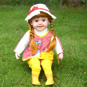 Talking Doll Soft Silicone Plush Realistic Doll Princess Girl Toy Cute Lifelike Dolls Interactive Plaything for Children