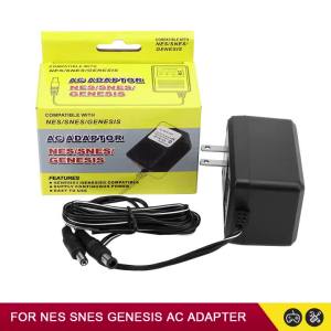 US Plug 3 in 1 AC Adapter 110-240V 60Hz Power Supply Charger for NES/SNES/SEGA Genesis with Package Gaming Accessories