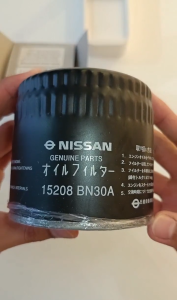 Original Nissan Navara D23 NP300 D40 Urvan Van E26 Engine Oil Filter 15208-BN30A