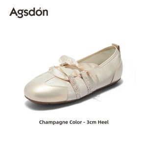 Agsdon | Breathable Thick Sole Female Shoes Mary Jane Style