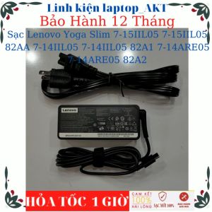 Sạc Laptop Lenovo Yoga Slim 7-15IIL05 7-15IIL05 82AA 7-14IIL05 7-14IIL05 82A1 7-14ARE05 7-14ARE05 82A2- Sạc Lenovo 20V-3.25A-65W Type C