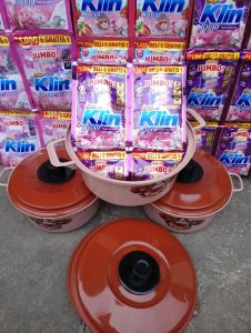 SOKLIN LIQUID JUMBO 1 paket lebih hemat 42 pcs so Klin liquid jumbo 40ml +panci plasti