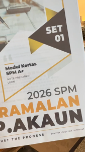 (FREE BIND) Prinsip Akaun SPM Ramalan Modul 2026 dari Owltra Edu - Nota Pembelajaran Terbaik
