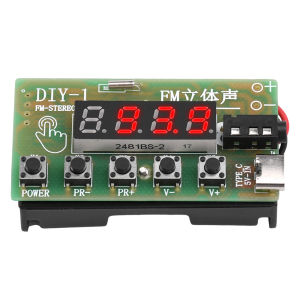 Aideepen | 87-108MHz AM/FM Medium Wave FM 2 Band Stereo Digital Tuning Headphone Radio Kit DIY Production Teaching Parts
