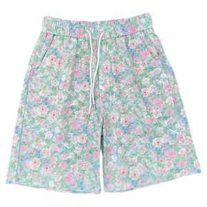 ZHUOCAN | Quần Shorts Hoa American Vintage Mid-thigh