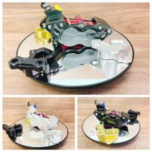 Heo Dầu Frando 4 Pis Màu BạcXámĐen hoặc Pad CNC TrắngĐenVàng Raider/Satria đĩa 260/267mm
