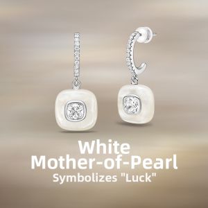 HEFANG Jewelry | Gemstone Cube Earrings