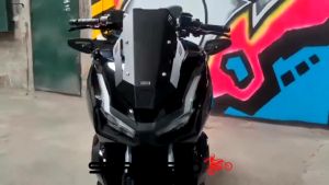 HONDA ADV150 V1/ ADV 160 V2 Full Alloy Front Windshield/Alloy Visor Windscreen