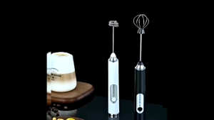 Máy đánh trứng que tạo bọt cà phê cầm tay chạy điện sạc USB 3 tốc độ siêu tiện lợi