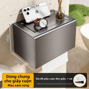Giá Đỡ Giấy Vệ Sinh Không Khoan Chống Nước