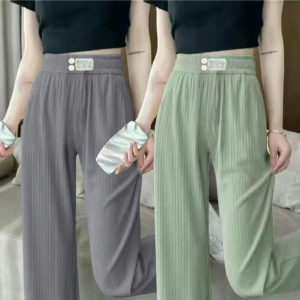 Lieoyuarn | Icy Silk Breathable Comfort Wide-Leg Pants