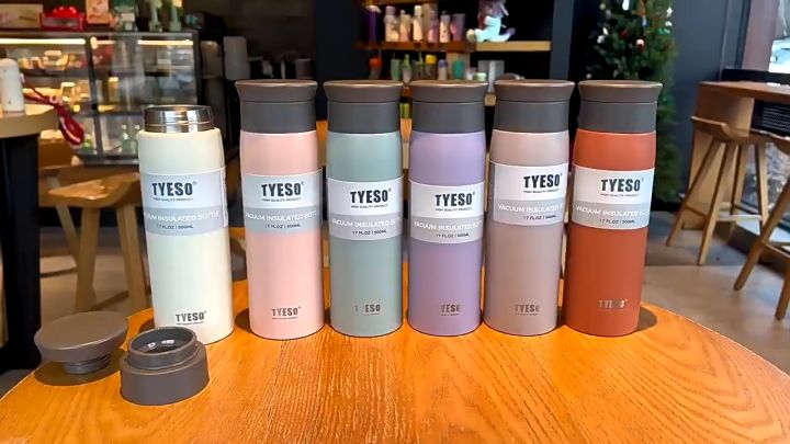 ORIGINAL] TYESO TERMOS WATER BOTTLE STYLE VACUUM INSULATED TUMBLER