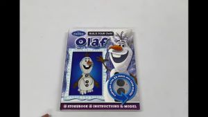 Frozen Build Your Own Olaf Activity Book & Craft with 25 Pc Model & Step by Step Guide & Storybook for Children