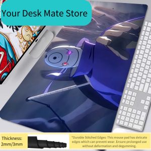 Bandai | 1pc Uchiha Obito Floor Mat Mouse Mat Desk Mat With Pad Gaming Accessories Prime Gaming XXL Keyboard Pad Padding Mat