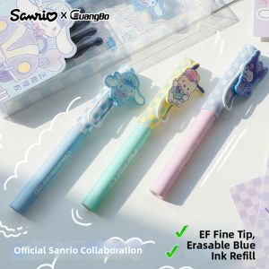 GuangBo | Girls Student Pen for Grade 3-4 Hot Erasable Refillable Ink 0.38mm