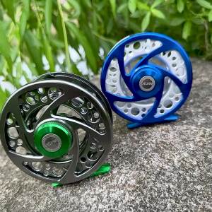 PROBEROS 1pc Stainless Steel Corrosion-Resistant Large Arbor Fly Reel 90/97/104mm Saltwater/Freshwater Pesca Accessories