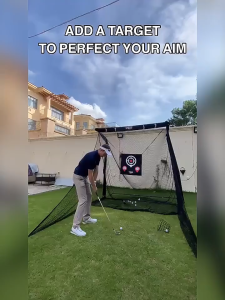 PGM Golf NetGolf Practice NetPop Up Golf Hitting NetGolf Nets For Backyard DrivingQuick Setup Golf Hitting Net